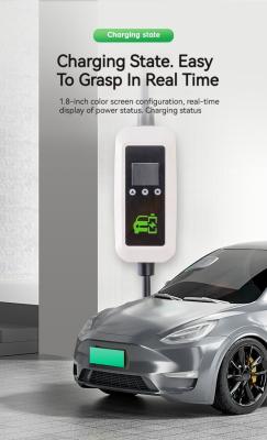 China Portable Ev Charger Type 3.5KW 1 Phase Fast Ev Charger Electric Vehicle Charging Station for sale