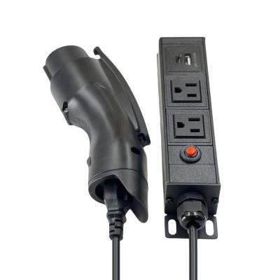 China V2L J1772 16Amp Electric Car Side Discharger Plug Type 1 EV Charger with US Socket State-of-the-art Plug Technology for sale