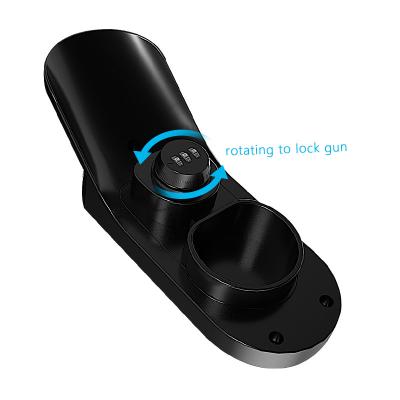 China BYD MG Type 2 EV Charger Gun Holder With Lock And Cable Hook Dummy Socket Wall Mount for sale