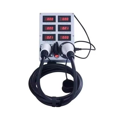 China 240VAC PC Copper Type2 Double Guns Tester For Voltage Testing Of Energy Hot EV Connector for sale