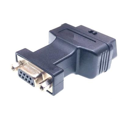 China OBD2 Diagnostic Female to D15 Female Adapter DB9 Connector for Renault Car Fitment Year 1976-1980 OBD Adapter Renault for sale