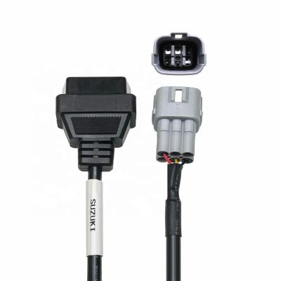 China OEM PVC Adapter Cable For Suzuki Motorcycle Motorbike Speed RPM Temp O2 Sensor Data Emissions for sale