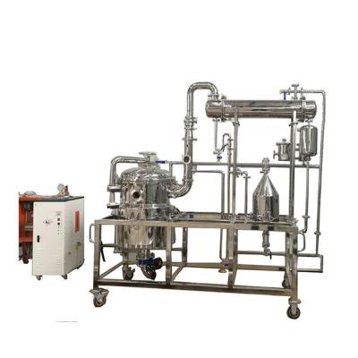 China Stainless Steel Essential Oil Distillation Machine Rose Oil Machine Citronella Oil Extraction Machine with Online Support for sale