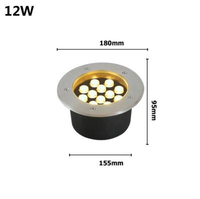 China LANDSCAPE 3 Year Warranty IP67 Floor Light Outdoor Spot Light 12W 18W 24W Recessed Underground Lights for sale