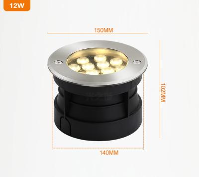 China IP67 Outdoor Recessed Light Waterproof Anti-glare Dimmable LANDSCAPE Ground Floor Light for sale