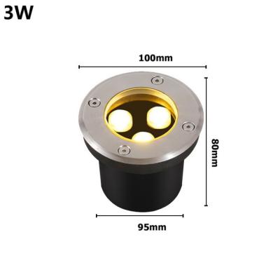 China Outdoor Led Garden Ground Light 1W 3W 5W 7W AC100-240V IP67 For Outdoor Yard for sale