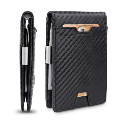 China Portable Creative RFID Credit Card Holder Ideas Business Gifts For Men Card Holder Wallet Rfid Card Blocking Wallet for sale