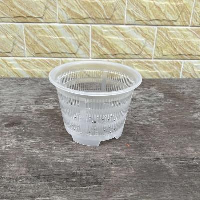 China Good Quality 1668# Strong Sells Well 6.5 Inch Plant Plastic Pots Hydroponic Net Eco Pots for sale