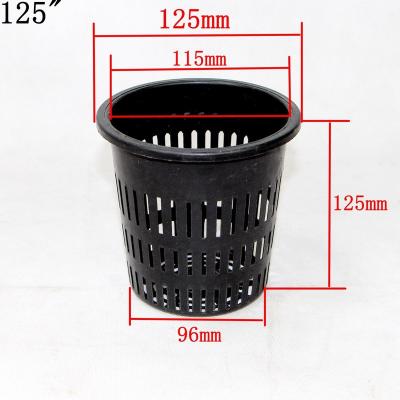 China Strong Black Soilless Cultivation In Hydroponics Hydroponic Mesh Net Basket Grow Pot Colonization Basket Garden Greenhouse Plastic for sale