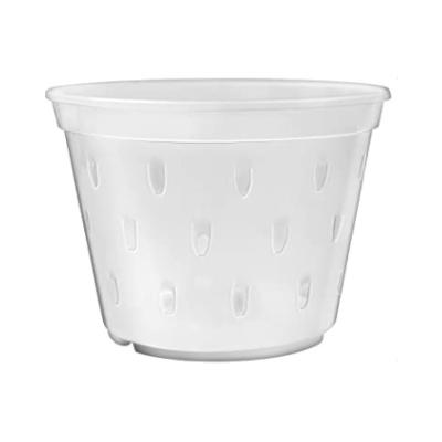 China Customization 5.59inch CLASSIC Net Mesh Cup Transparent Orchid Pots for Household Planting for sale