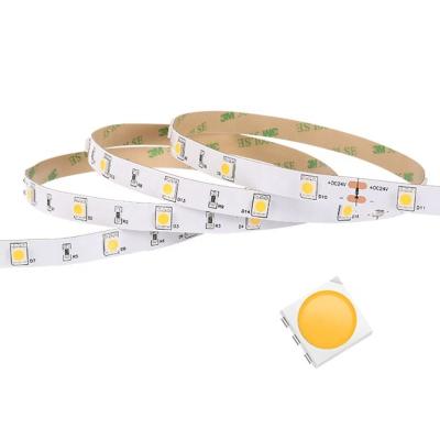 China Cheap Desktop LED Strip 5m One Roll Light Led 5050 60leds/m DC12/24 14.4W SMD5050 LED Strip Light for sale