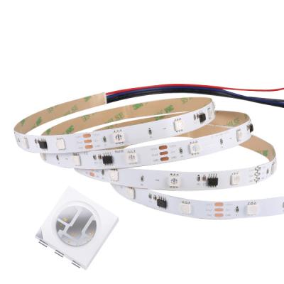 China Newest Desktop High Bright DC12V Led Strip Warm White Red Blue Green Flexible 30led Led 5050 Led Strip Light for sale