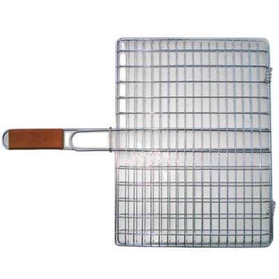 China Factory Wholesale Price Non-Slip BBQ Grill Wire Mesh BBQ Net Basket Grilling Baskets For Fish for sale