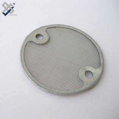 China Easily Assembled 7mm 100um 10 Micron Metal Gauze Stainless Steel Mesh Filter for sale