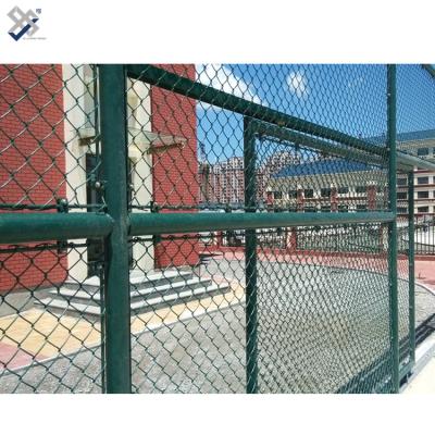 China Easily Assembled Galvanized PVC Coated Fancing Panels Supplies 4ft Chain Link Fences Weave For Sale Factory for sale