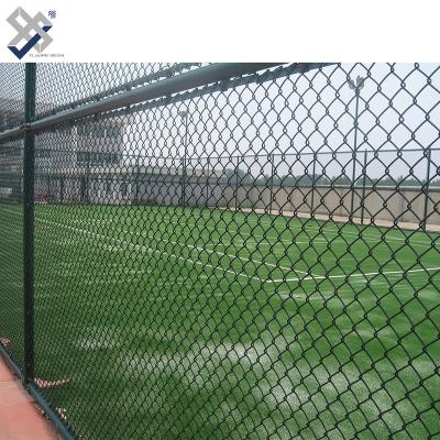 China Anping Factory Supply Easily Assembled Football Directly Filed PVC Coated Or Galvanized Chain Link Fence for sale