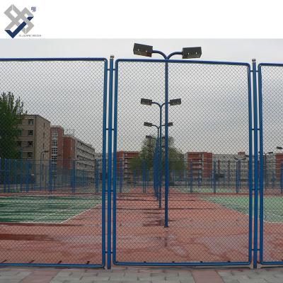 China Easily Assembled House Door Grille Designs Woven Wire Mesh Chain Link Fence for sale