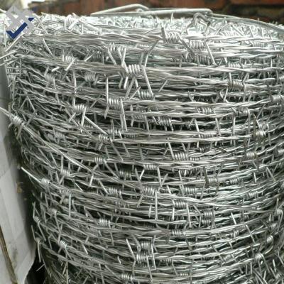 China Best Price1.2cm Iron Wire 16 Gauge Thorn Galvanized Barbed Wire for sale