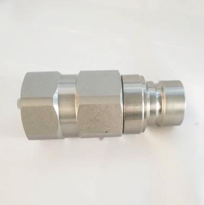 China FF Machinery Carbon Steel Flat Sealed Excavator High Pressure Hydraulic Quick Connector for sale