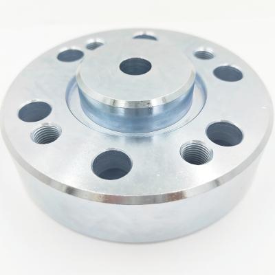 China Round Customized Steel Block Wheel Drive Adapter Small Machining Adapters for sale