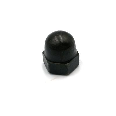 China Factory Outlet M8 Black Nylon Hex Cap Dome Nut Construction Din 1587 for sale