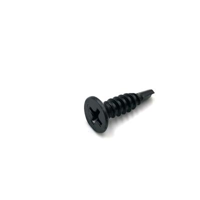 China Hot Sale Metal Screws M4.8x19 Head Zinc Plating Phillips Countersunk Construction Black Self Tapping Screws for sale