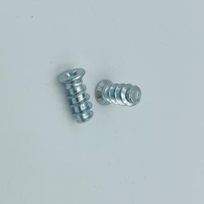 China 6.3mm euro flat galvanized screw for wood furniture use for sale