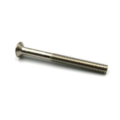 China M6X50 Countersunk Cross Countersunk Head Machine Screws Stainless Steel Construction Screws With Half Thread for sale