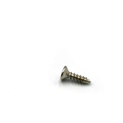 China High quality flat head m4X12 ss304 countersunk self tapping screw from China for sale