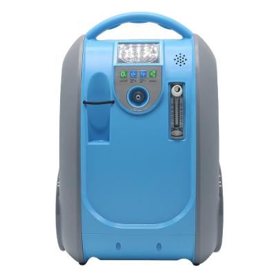 China Hacenor 1L 3L 5L Portable Hospital Home Travel Car Oxygen Concentrator Rechargeable with Battery for sale