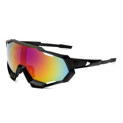 China Wholesale Luxury Luminous Diamond Eyewear Sports Sunglasses New Big Cycling Sunglasses Outdoor Sports Eyewear Sunglasses for sale