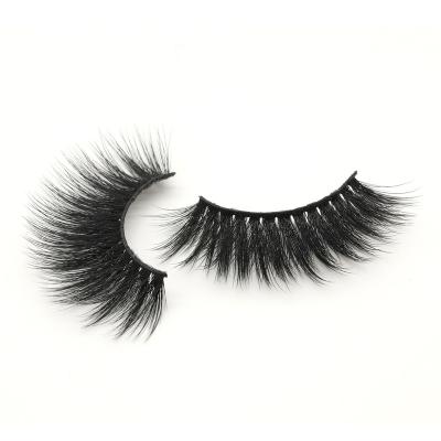 China super slim & Soft Tape 25mm 3d Mink Eyelashes Vendor, CC Loop Black Cotton Mink Cluster Eyelash Tape for sale