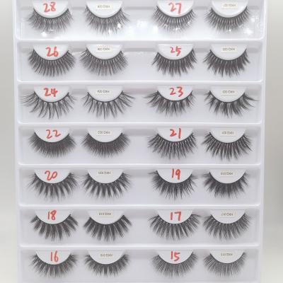 China 25-30 times sell 2021 Wholesale Faux Clear Mink Lashes With Custom Packaging 3d strip 25 mm 10D silk lashes new arrivals for sale