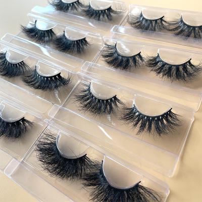 China Natural Easy To Apply 5D Multilayer Faux Mink Lashes 100% Handmade 3d Fiber Lashes for sale