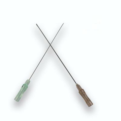 China Safety Micro Cannula Flexible Disposable Blunt Slanted Needle for sale