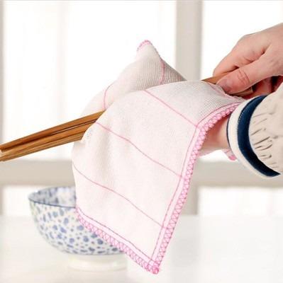 China Viable Wholesale Hotel Soft Micro Fiber Kitchen Dish Bowl Cloth Wash Cleaning Towels 27*27cm for sale