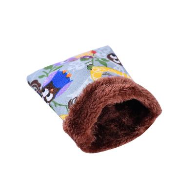 China New Product Hamster Breathable Canvas Border Warm Bag Small Pets Warm Sleeping Bags All Mouse Squirrel Hedgehog Birds for sale