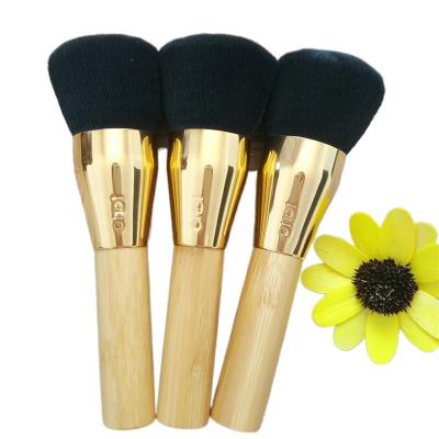 China Other Professional Makeup Brushes Bamboo Handle Powder Concealer Foundation Makeup Factory Beauty Cosmetics Brush With Logo for sale