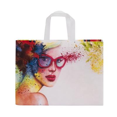 China Laminated Clothing Store Tote Bag Fashion Gift Shopping Nonwoven Bag from 100% Eco-friendly.firm manufacturer for sale