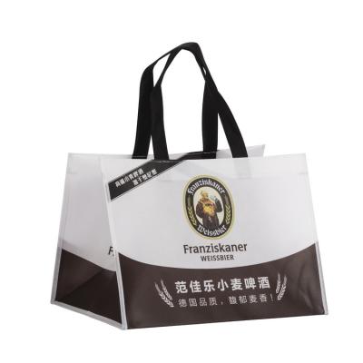 China 100% Eco-friendly.firm factory supplier large capacity advertising packaging bag custom printed non woven bag for sale