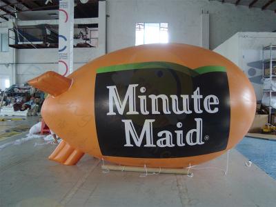 China 0.18mm PVC Helium Advertising Blimps Bespoke UV Productive Printing for sale