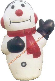 China 7m Hot-selling Giant Inflatable Human Snow For Christmas Promotion for sale