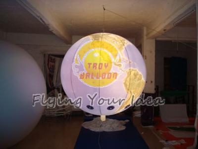 Cina pallone gonfiabile del globo di illuminazione dei punti della cavezza di 170mm per gli eventi di spettacolo in vendita