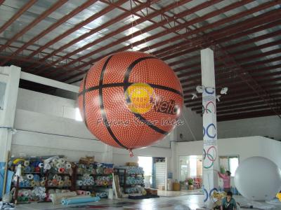 China Machen Sie gefüllte Helium-Sportbasketball Ballone mit geschütztem UVdrucken für Förderung feuerfest zu verkaufen