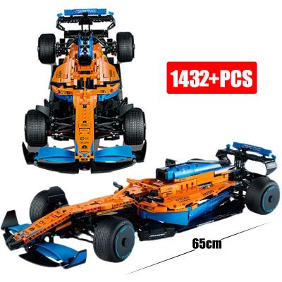 China Hot Selling Technic McLarened F1 Compatible Race Car Kids Gifts 42141 Building Block Wholesale Dropshipping DIY Bricks Toys For Children for sale