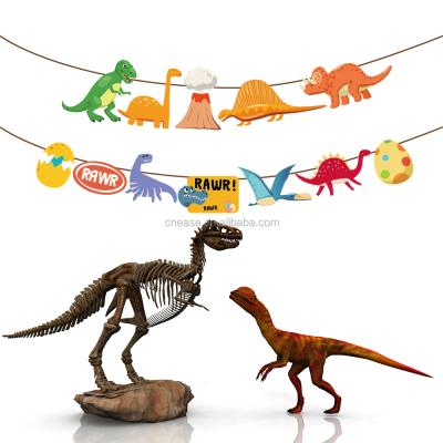 China Party Decoration BA213 Dinosaur Birthday Party Decorations Banner Dinosaur Garland for sale