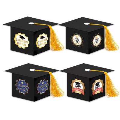 China DD012 Disposable Festival Decoration Favors Box 12 PCS Graduation Party Decoration Supplier Ornament Gift Box Paper OEM for sale