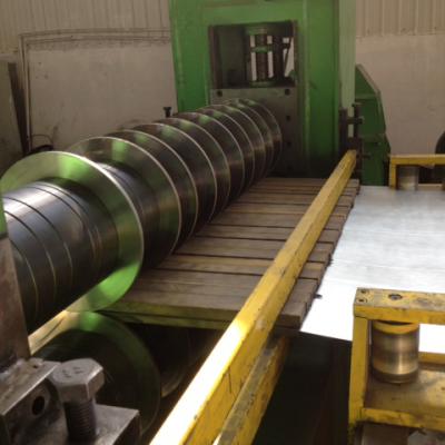 China Construction worksÂ   0.3~2.0mm*1400mm High Speed ​​Automatic Galvanized Coil Slitting Line for sale