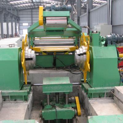 China Building Material Stores Double Heads Hydraulic Decoiler For Splitting Line 1600x6mm for sale