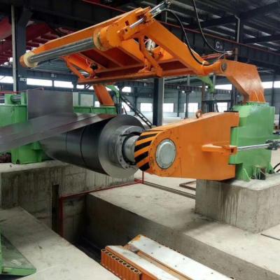 China Hydraulic Building Material Stores Recoiler Machine For Splitting Line 1600mm for sale